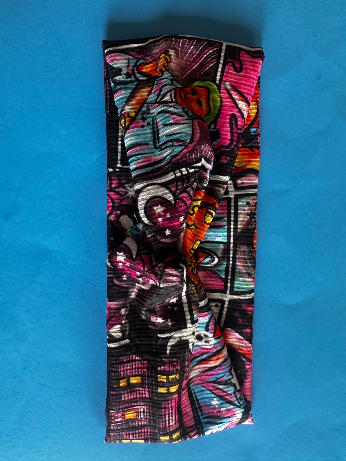 neon horror headband