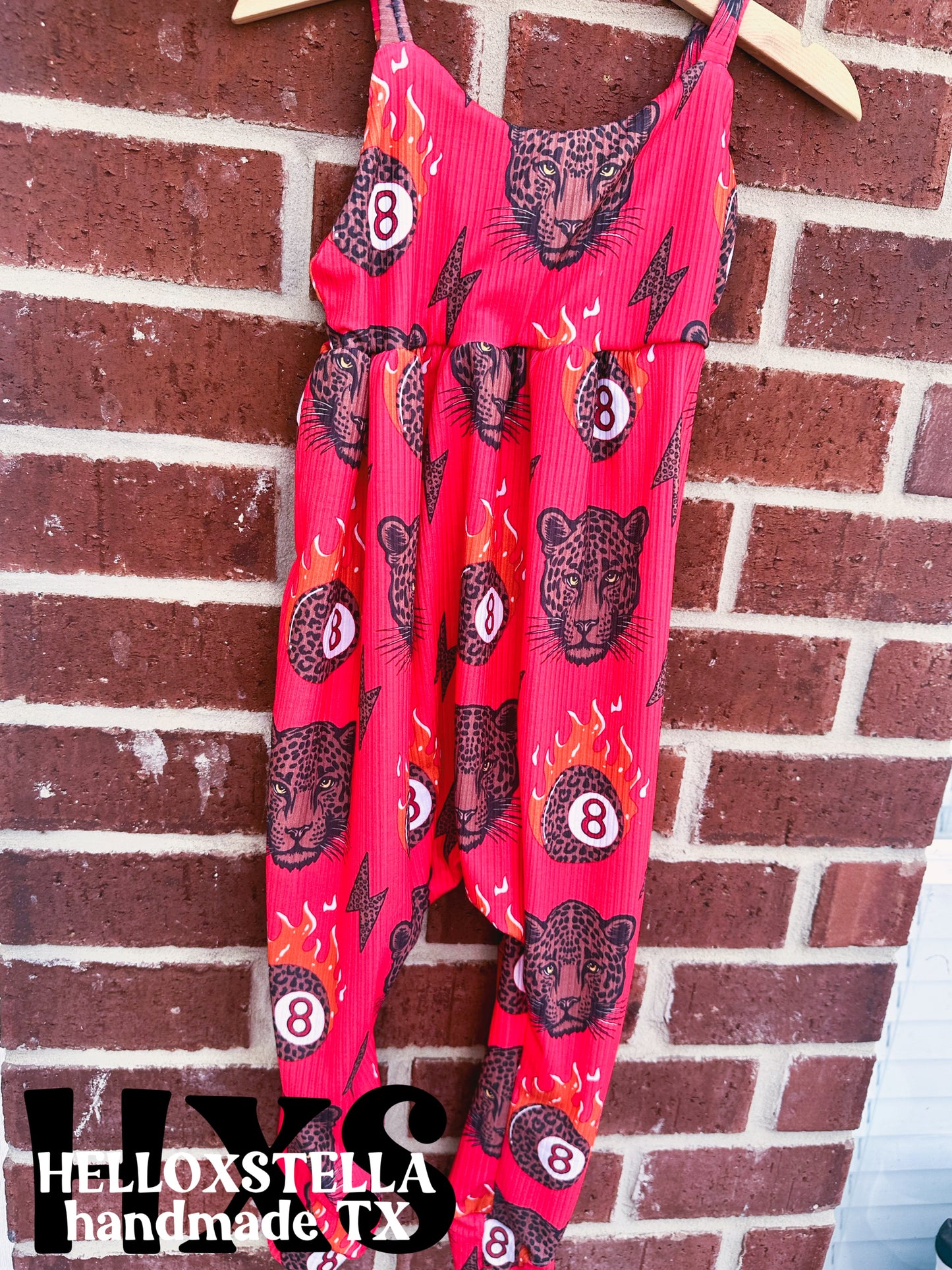 6T Red Tiger Callie Romper
