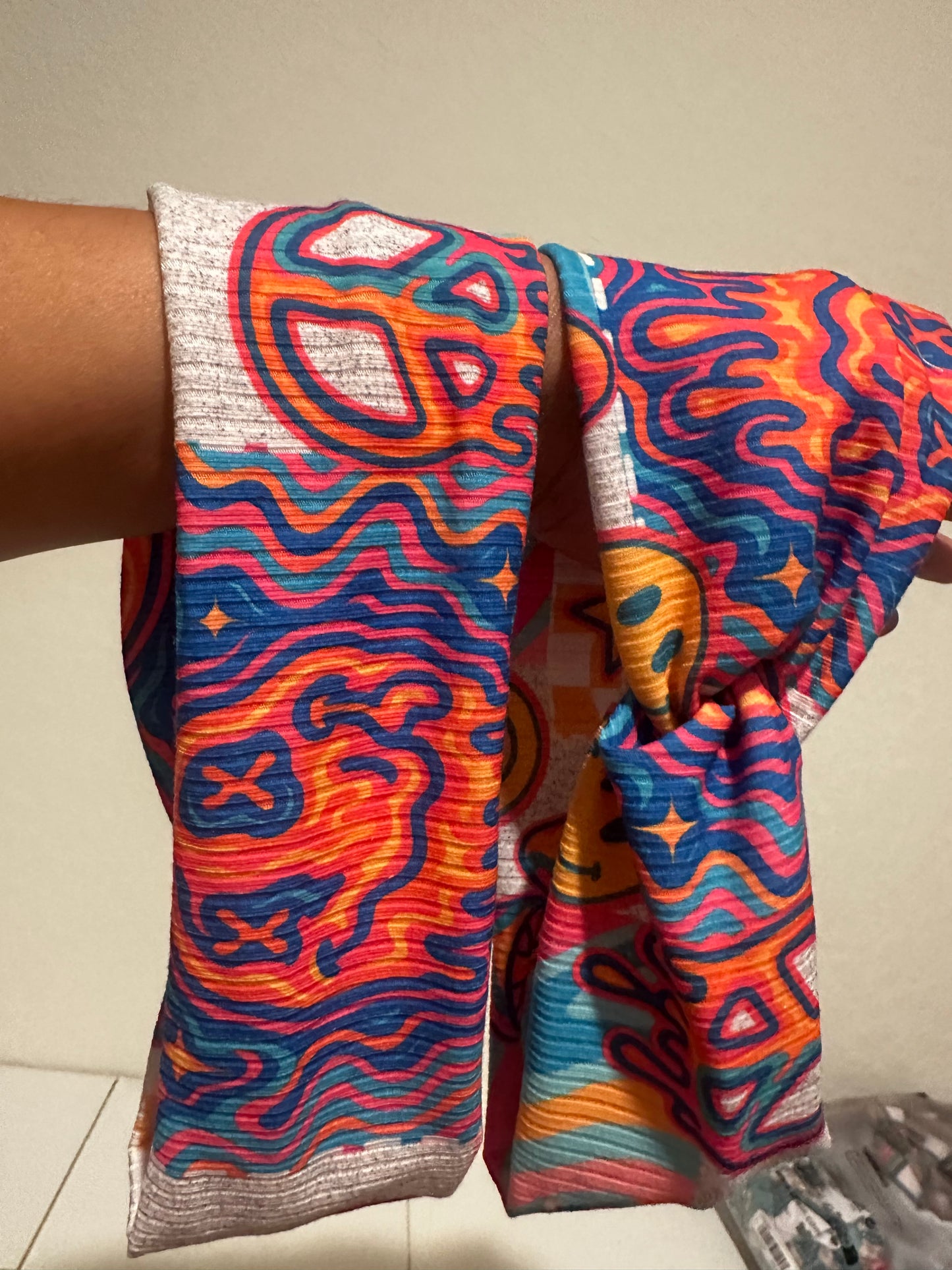 Trippy Smiley Headband