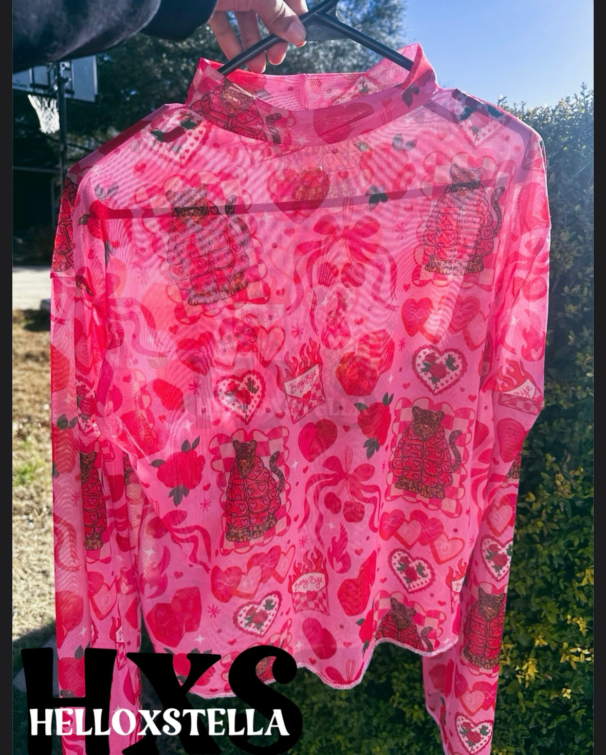 Tiger Pink mesh XL/2X