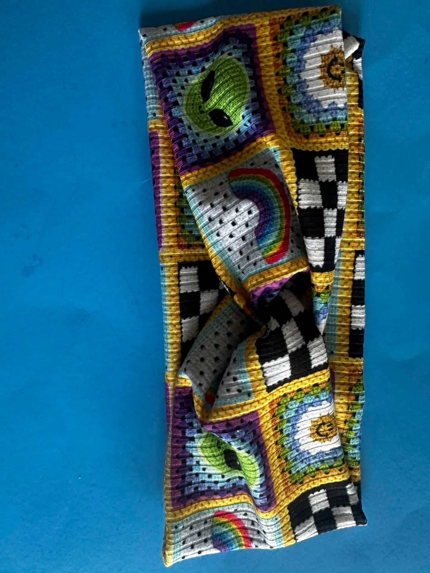 crochet alien headband