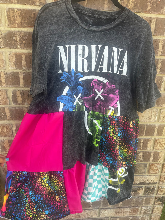 large Nirvana Patchwork Dress