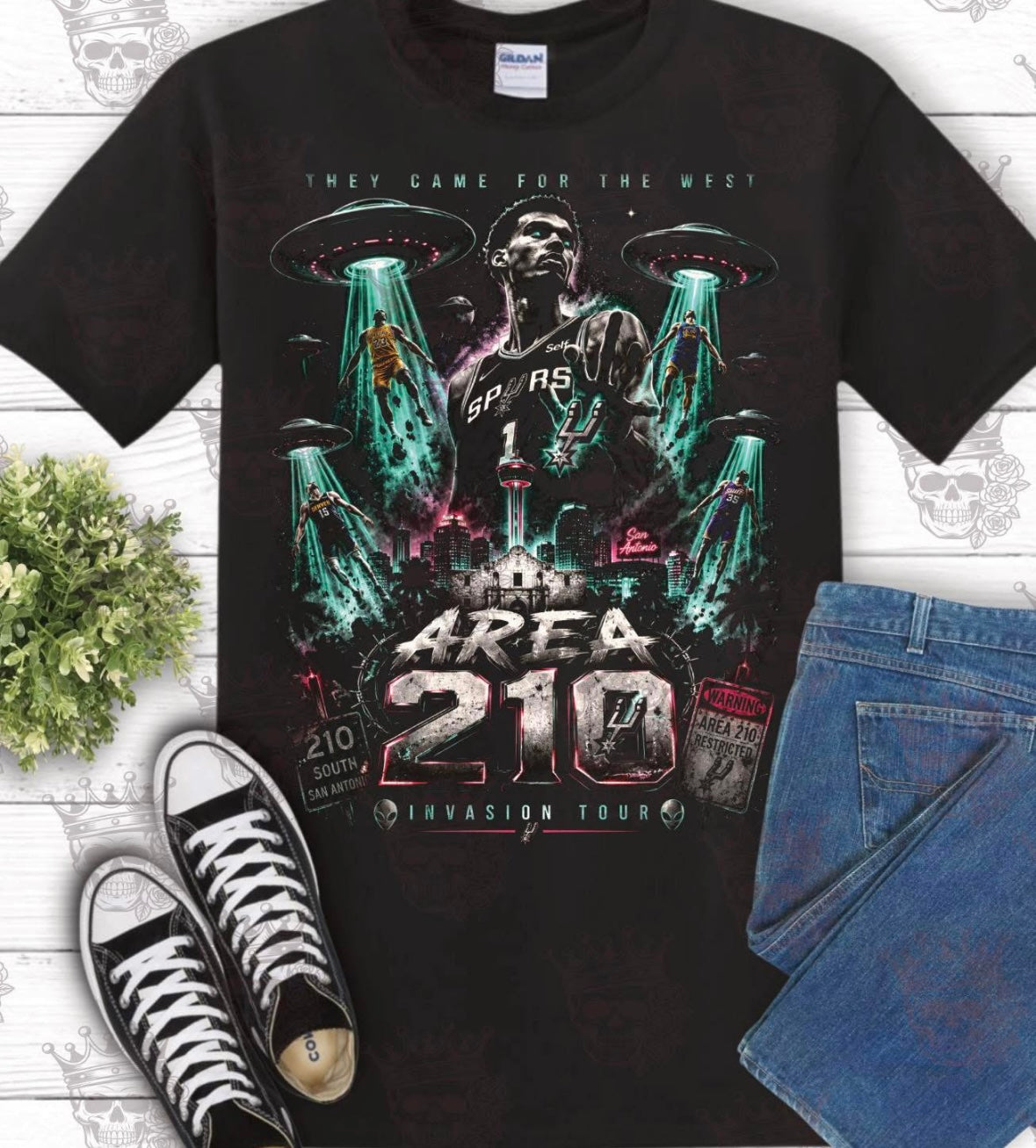 Area 210 Spurs Graphic Tee