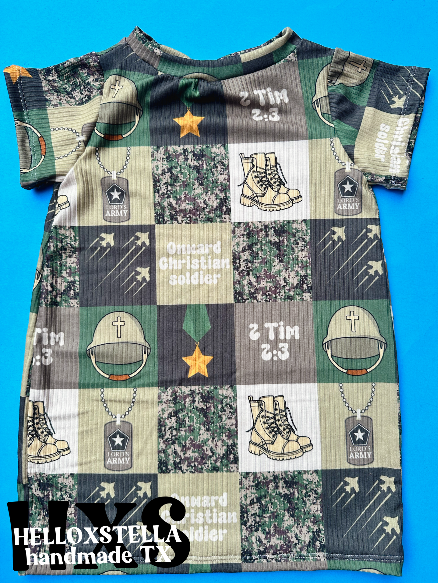 2-3 Soldier mini dress