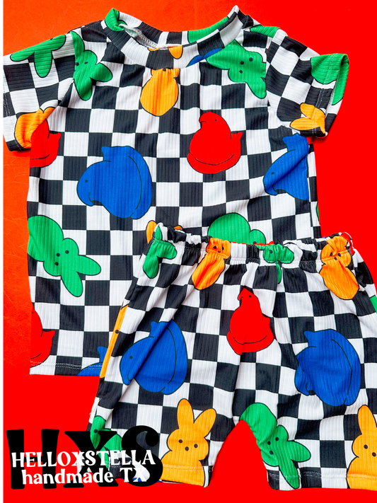3T checkered Peeps