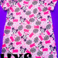 4T pink egg Mini Dress