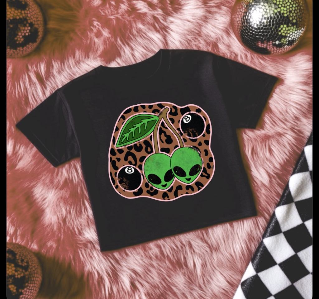 Alien Cherry Graphic Tee