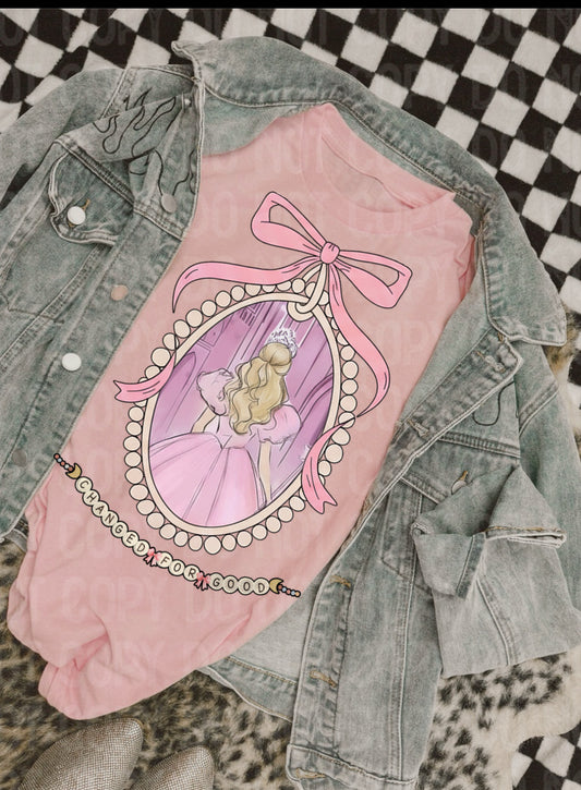 Wicked Pink Mirror Graphic Tee