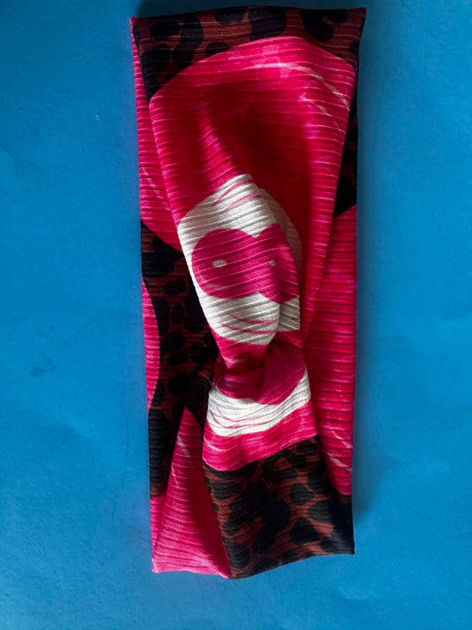 8ball leopard headband