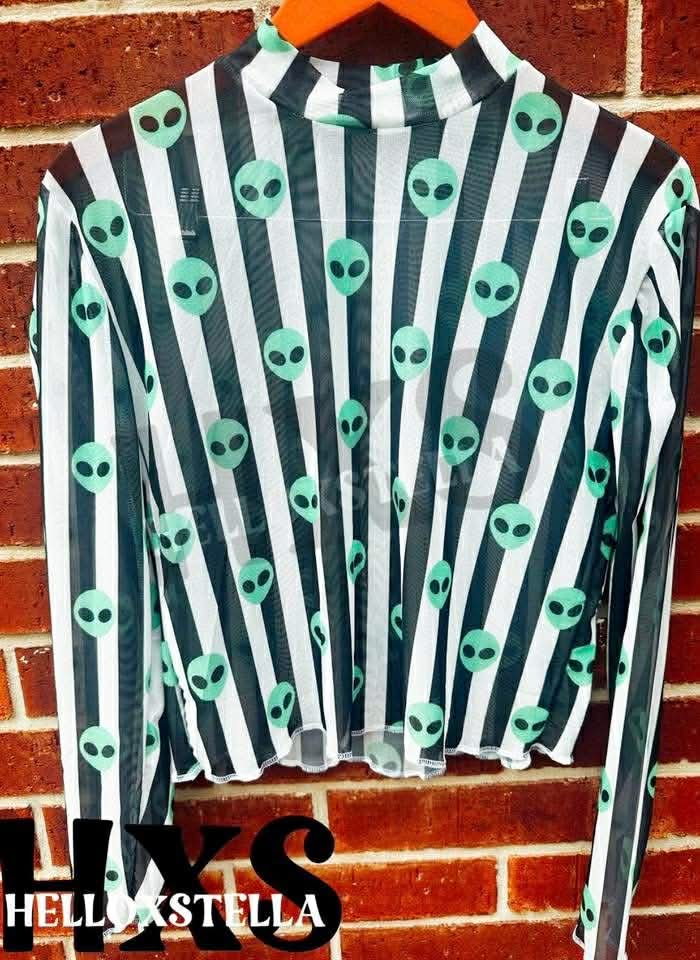 Striped Alien Mesh - Large